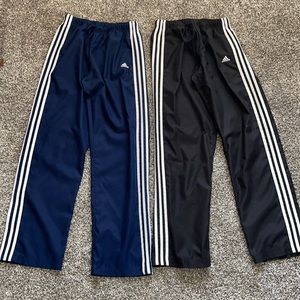 2 Pairs Medium Adidas Thin Track Pants